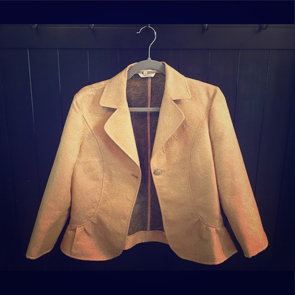 Bill Burns Jackets & Blazers - Bill Burns Gold Jacket